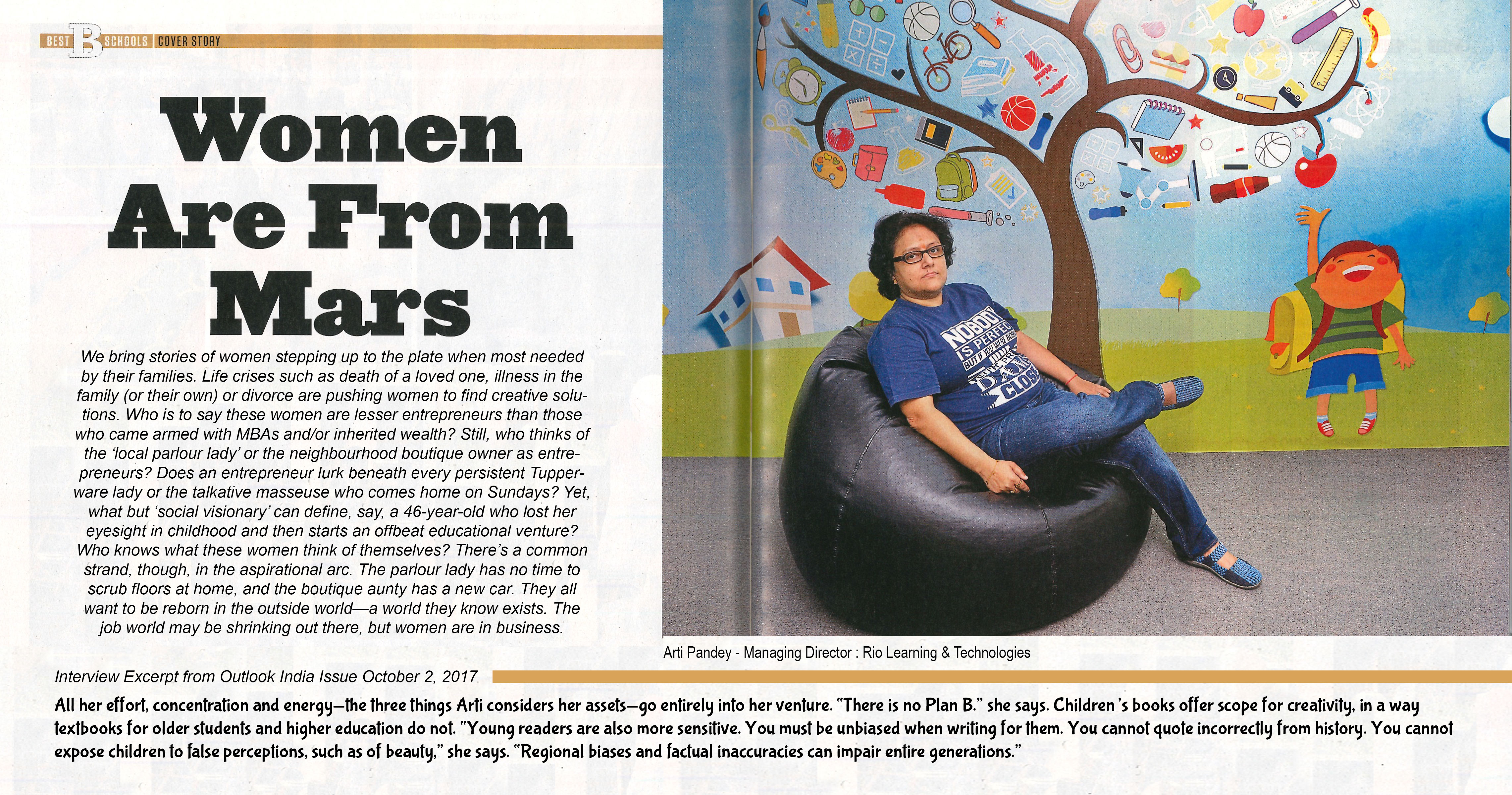 Featured in Outlook India